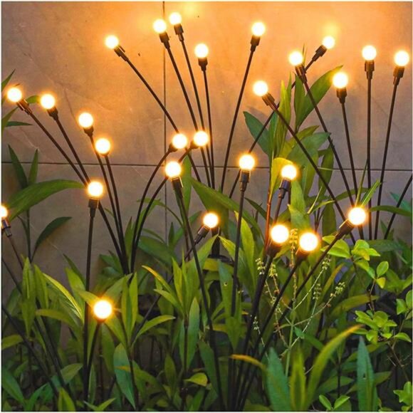 Solar Garden Lights - Upgraded Solar Swaying Light, Sway by Wind Outdoor Lights - Picture 1 of 7